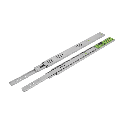 Side Mounted Soft Close Telescopic Slide (45Mm Fe Zinc Plated)