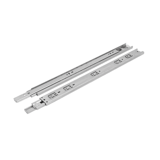 Side Mounted Telescopic Ball Bearing Slide (45Mm Fe Ss 202) Heavy