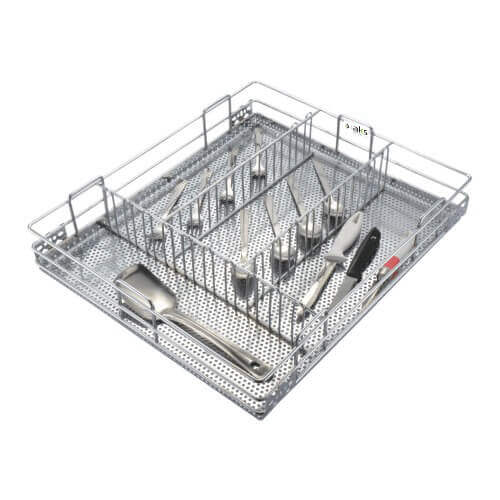 Perforated Cutlery Basket